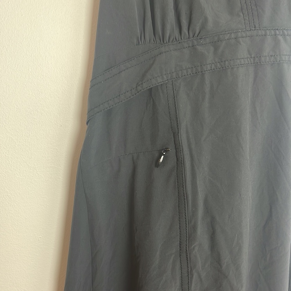 Athleta swim beach black dress size 6 with zip pockets - Picture 3 of 5